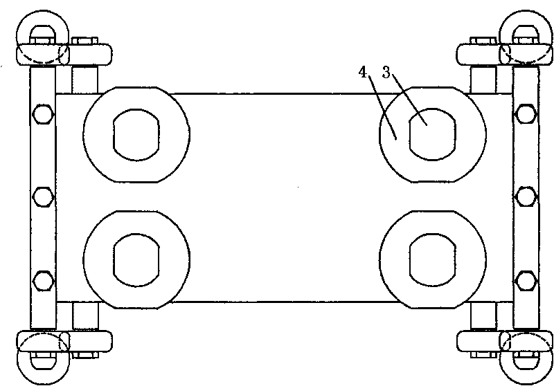 Lifting type manual travelling device