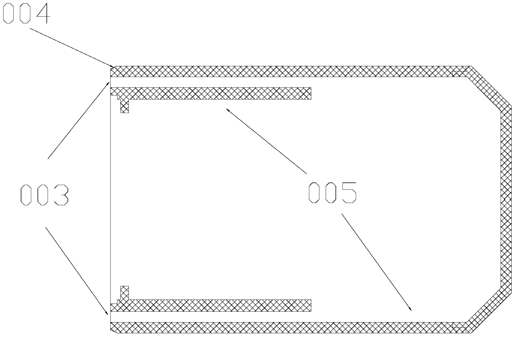 Loudspeaker structure based on ring shaft phase-reversing tube application