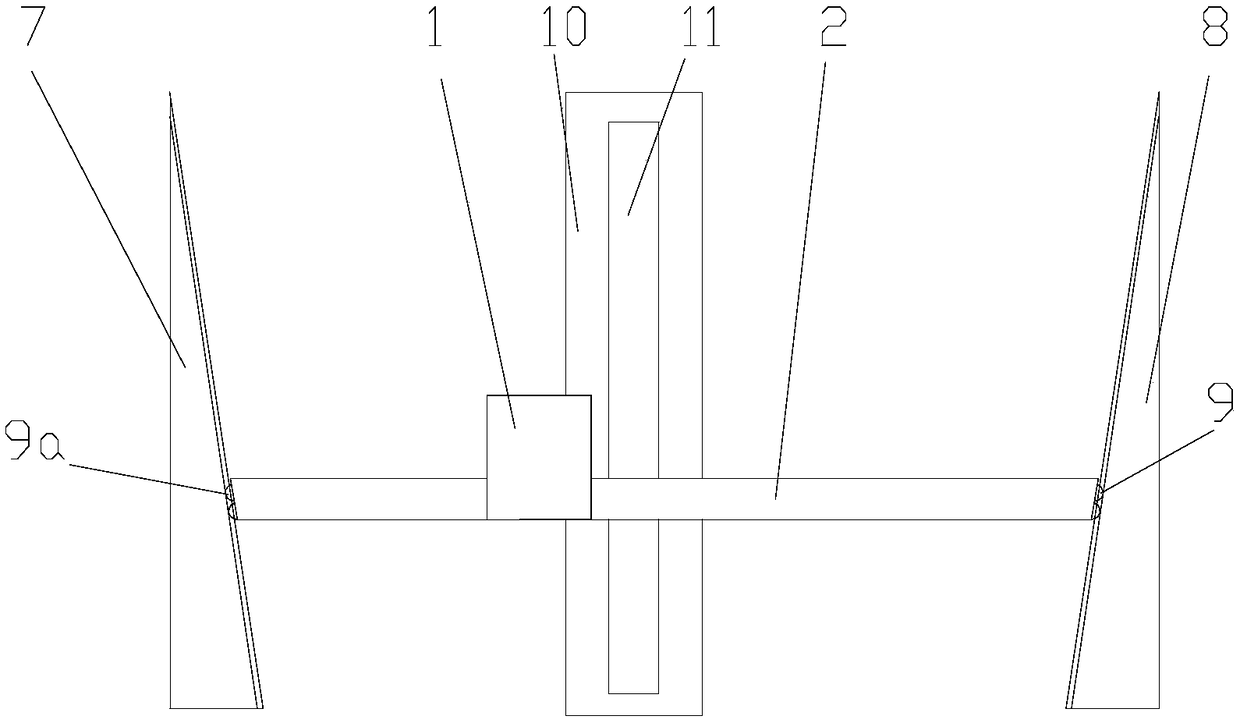 Selective laser melting device with electromagnetic positioning powder spreading device