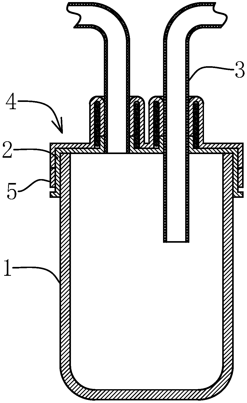 A disposable hygienic sputum collection tube