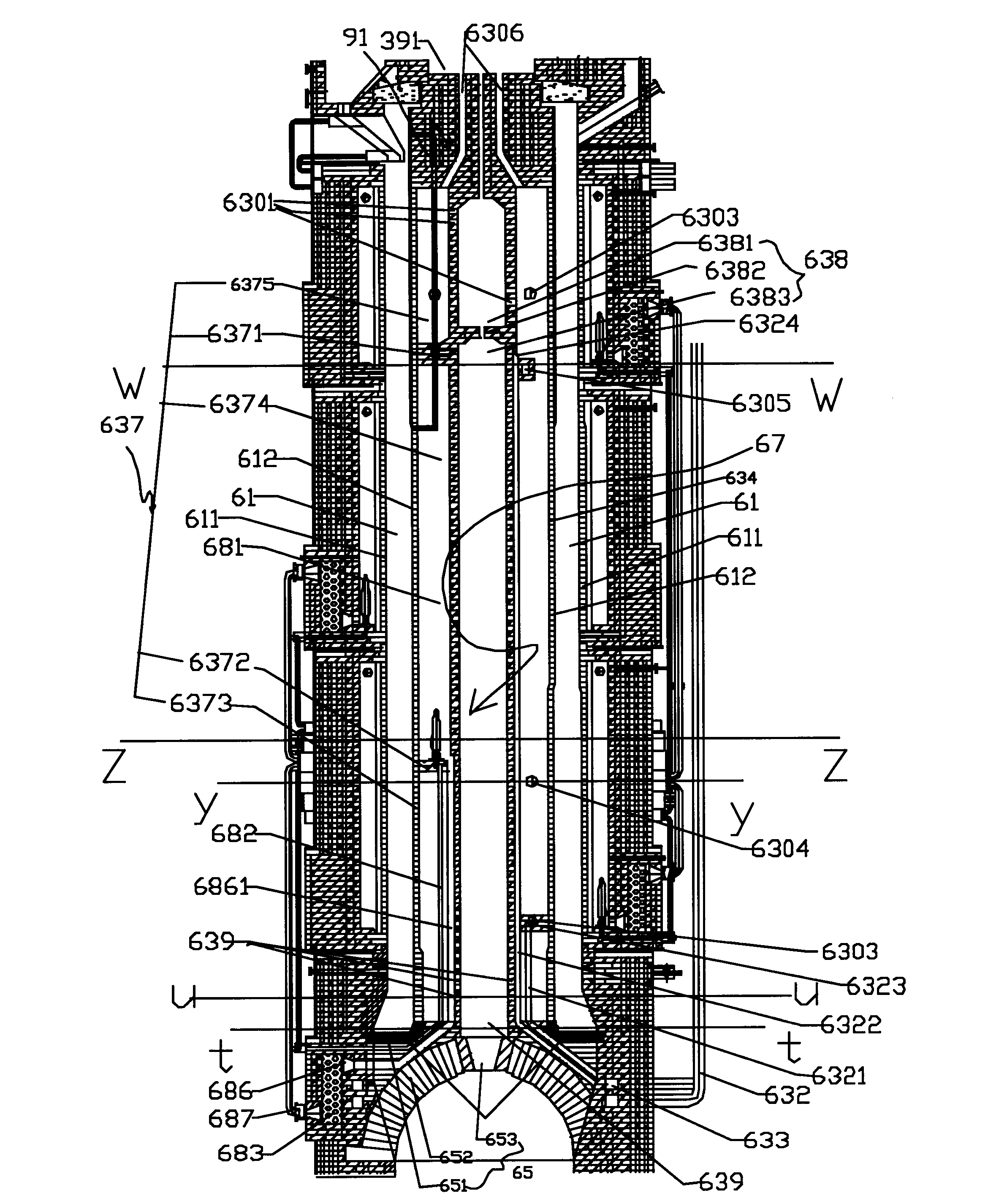 External Gas Heating Device of Coal Pyrolyzing Furnace