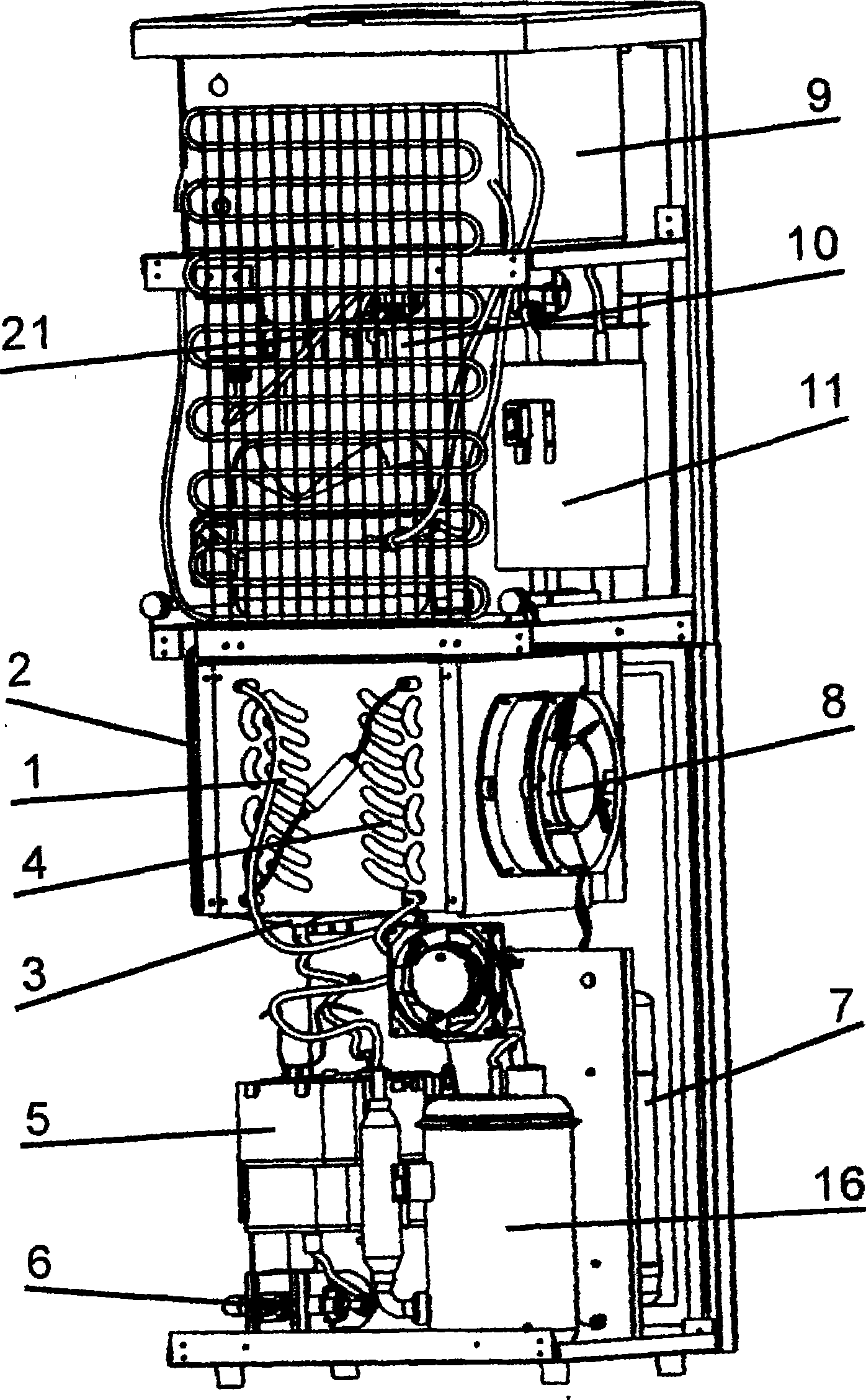 Atmosphere purification water making machine