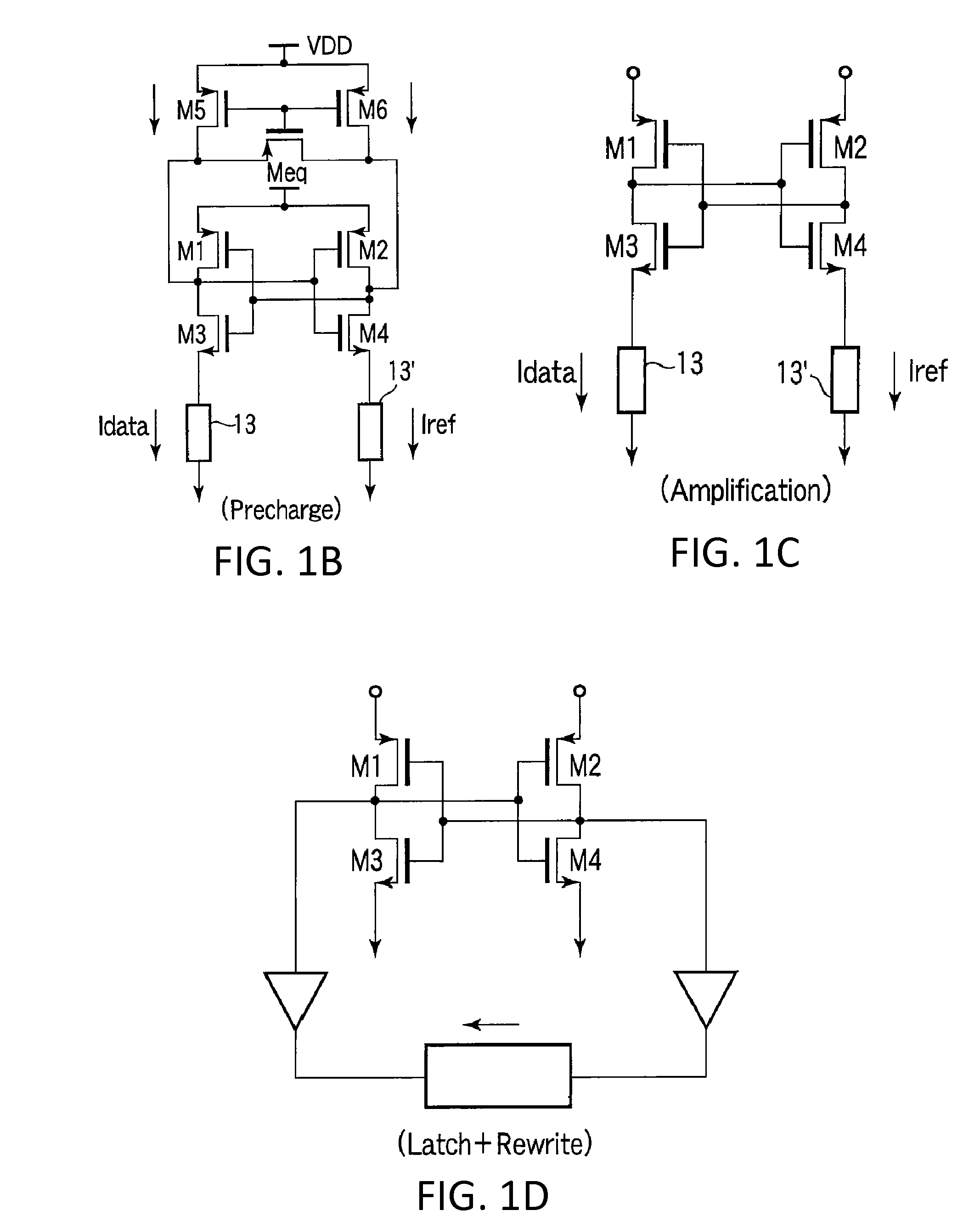 Sense amplifier circuitry for resistive type memory