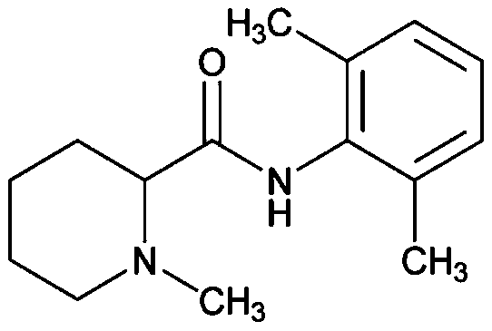 Mepivacaine xinafoate and long-acting sustained release preparation thereof