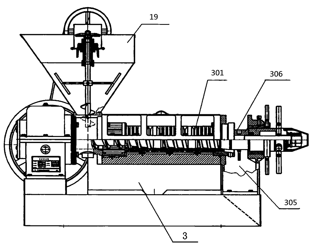 Stage-by-stage temperature control pressing process for edible oil