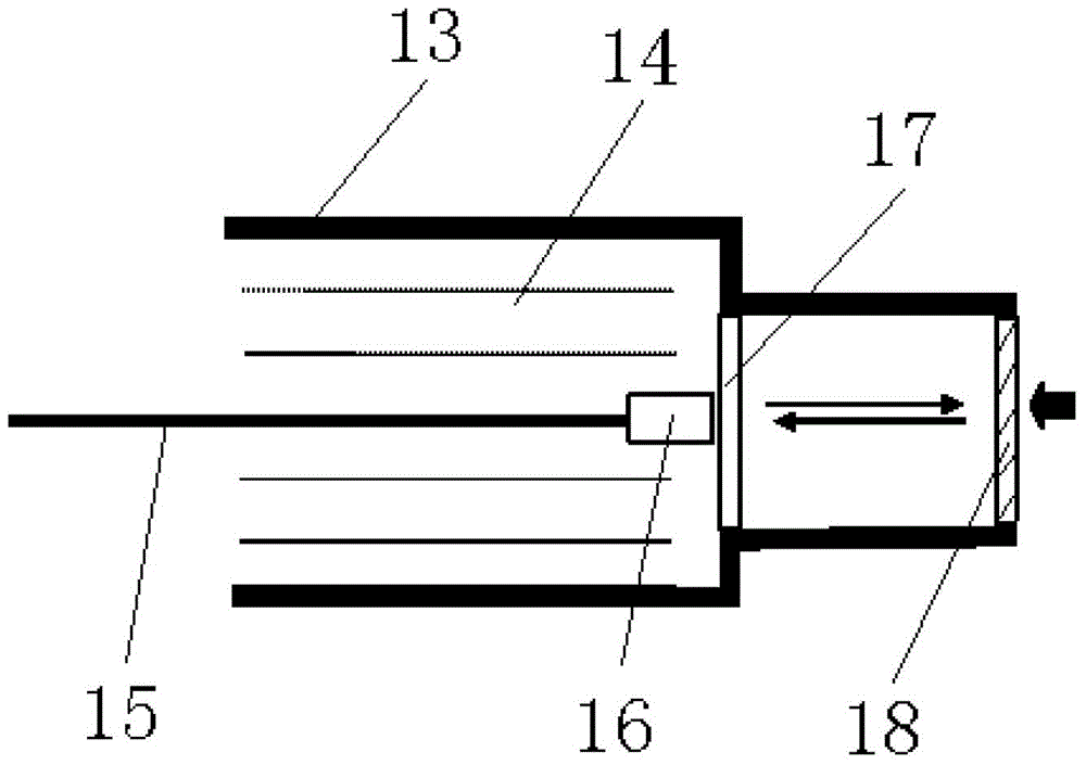 Underground optical fiber flow sensor in oil field