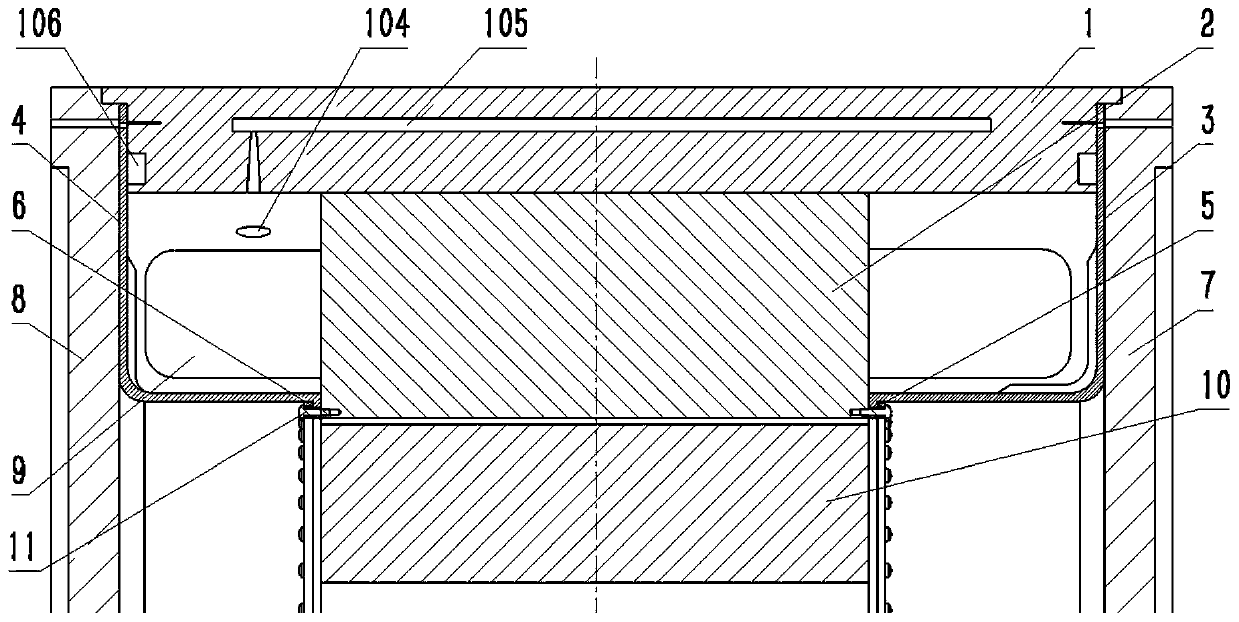 A stator sealing structure and a motor with the sealing structure