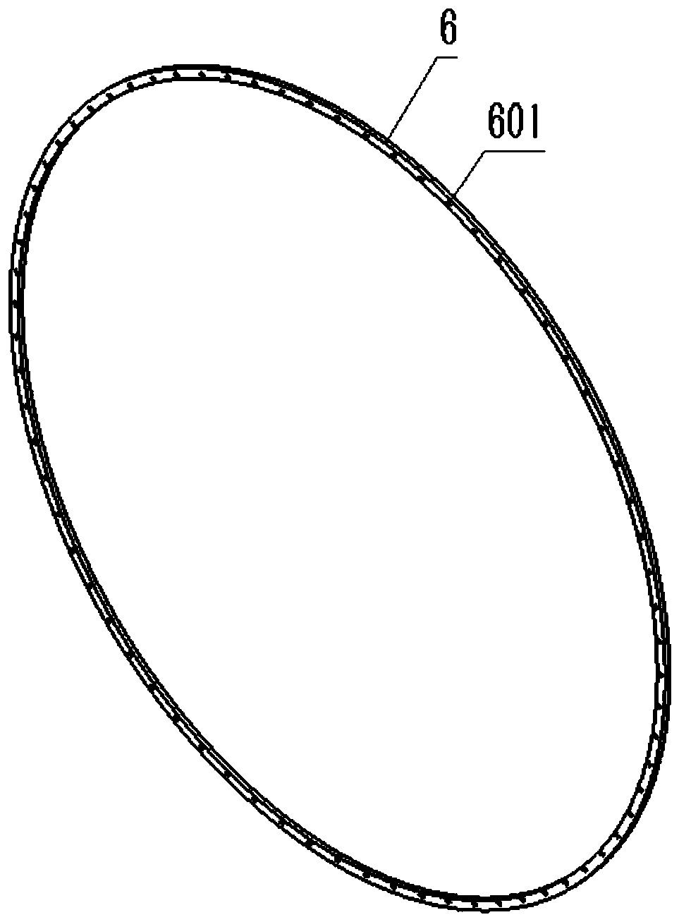 A stator sealing structure and a motor with the sealing structure