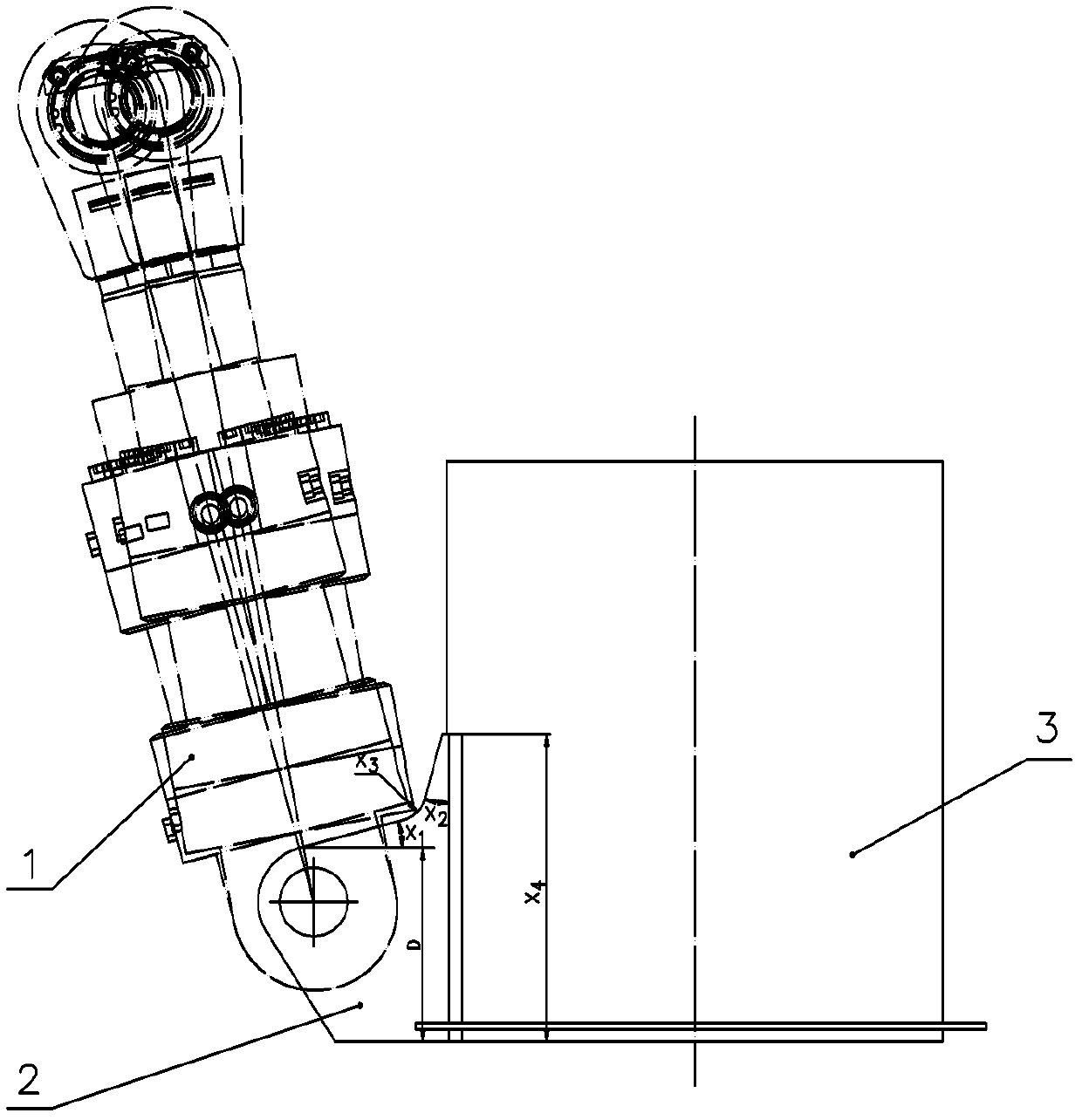 Optimized design method for hydraulic cylinder supporting seat of cover carriage based on response surface