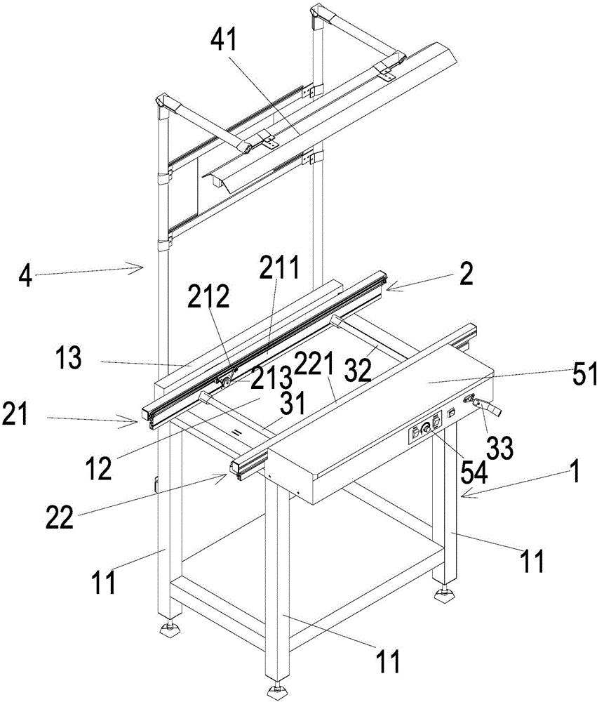 Automatic width adjustment connection table