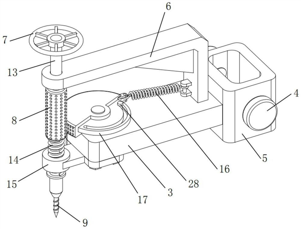 Handheld hole puncher for chick embryo eggshell