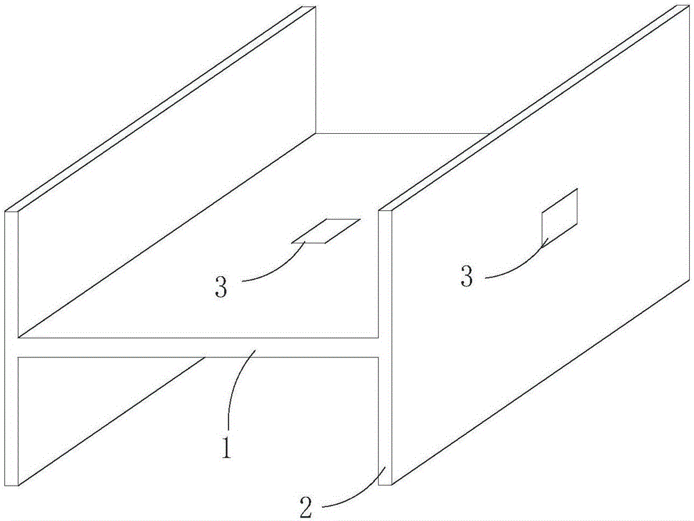 Sheet adhering method for detecting bending residual stress