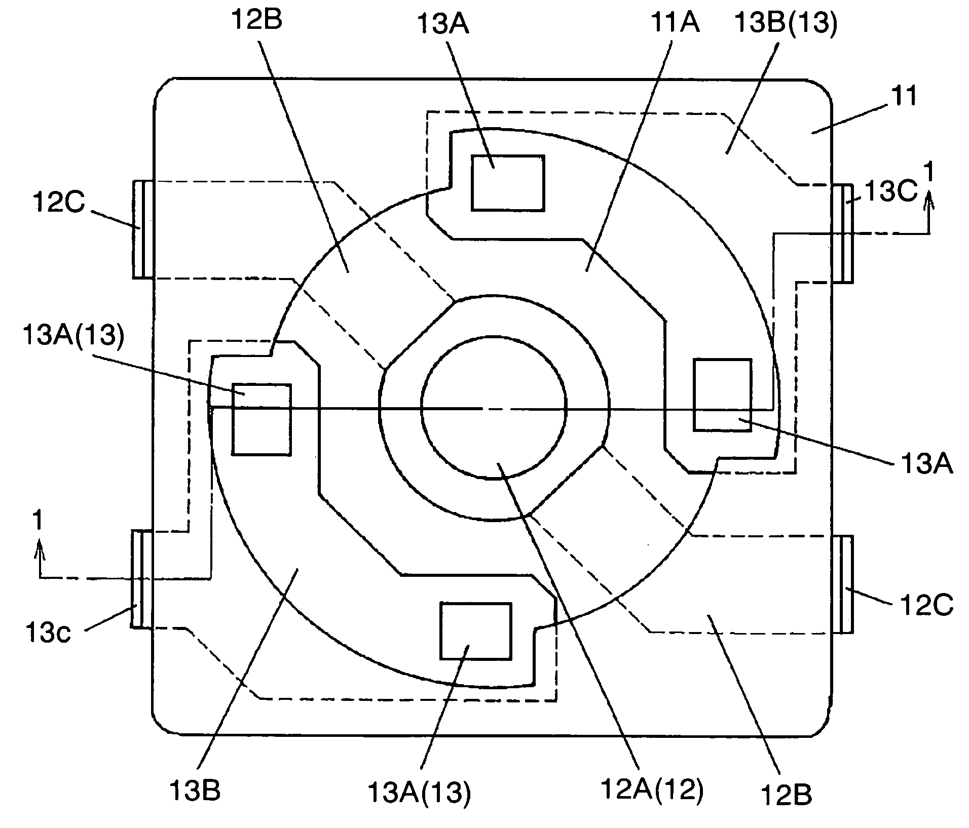 Push-on switch