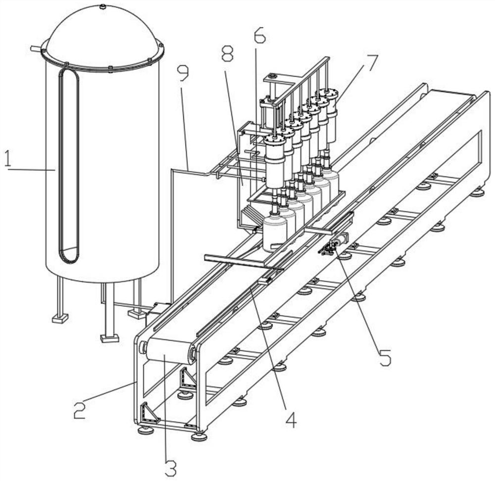 Anti-aging health-care antibacterial mouthwash, and preparation process and device thereof