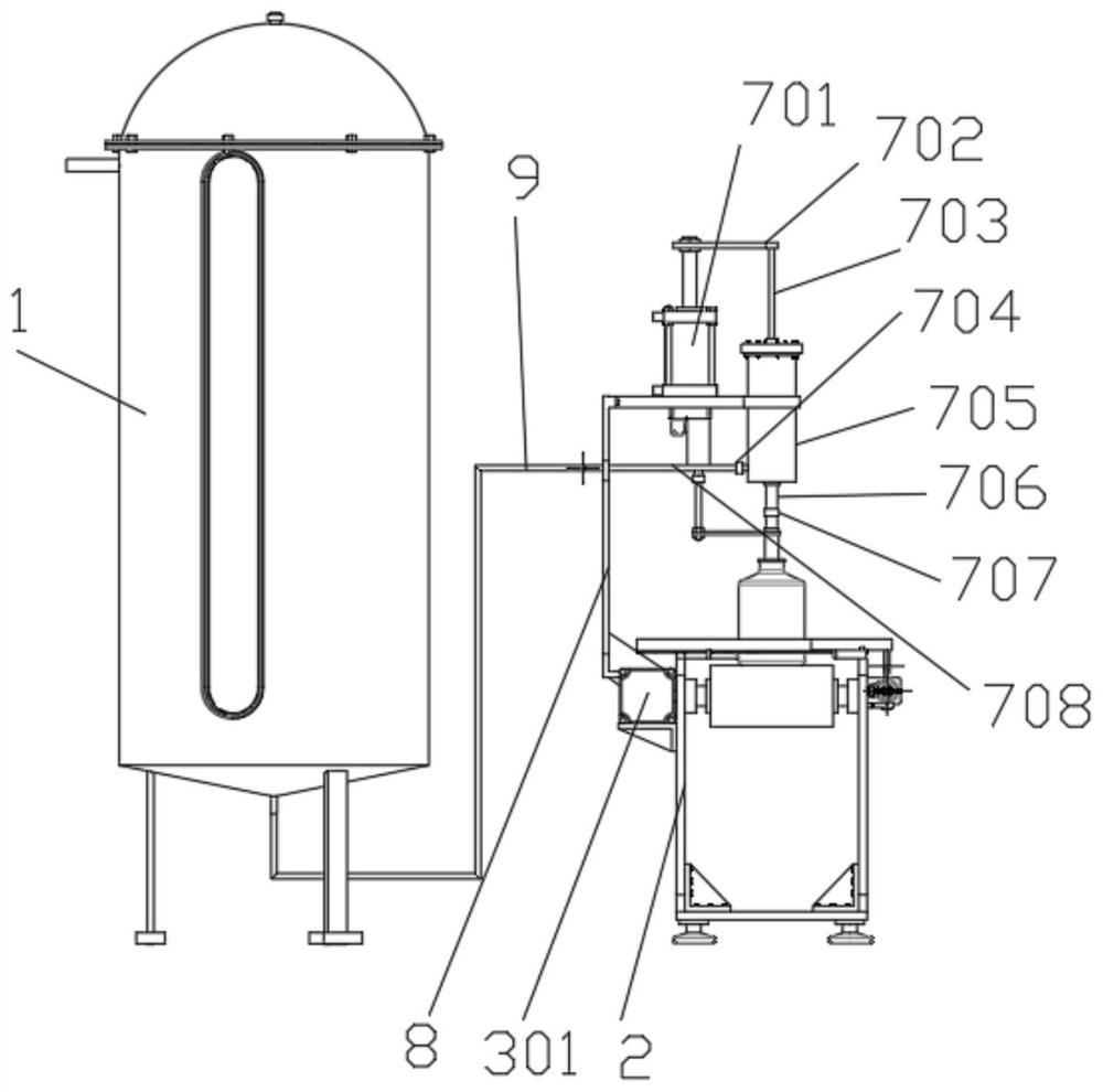 Anti-aging health-care antibacterial mouthwash, and preparation process and device thereof