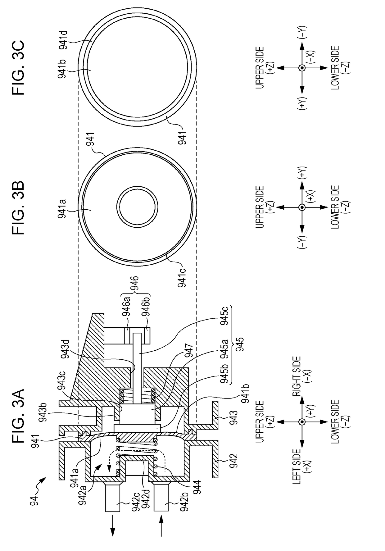 Sealing structure and pressure change detection device