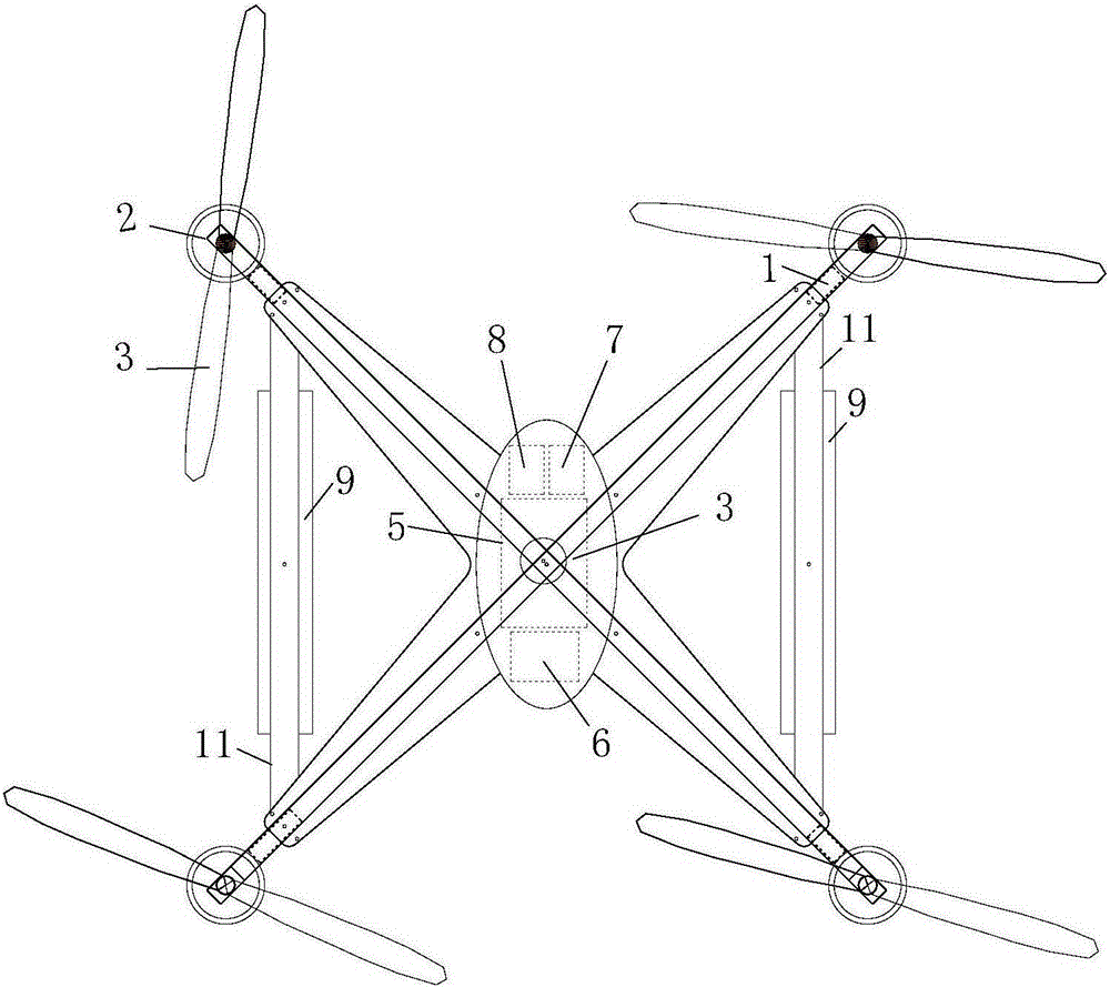 Multi-rotor craft capable of transforming combination