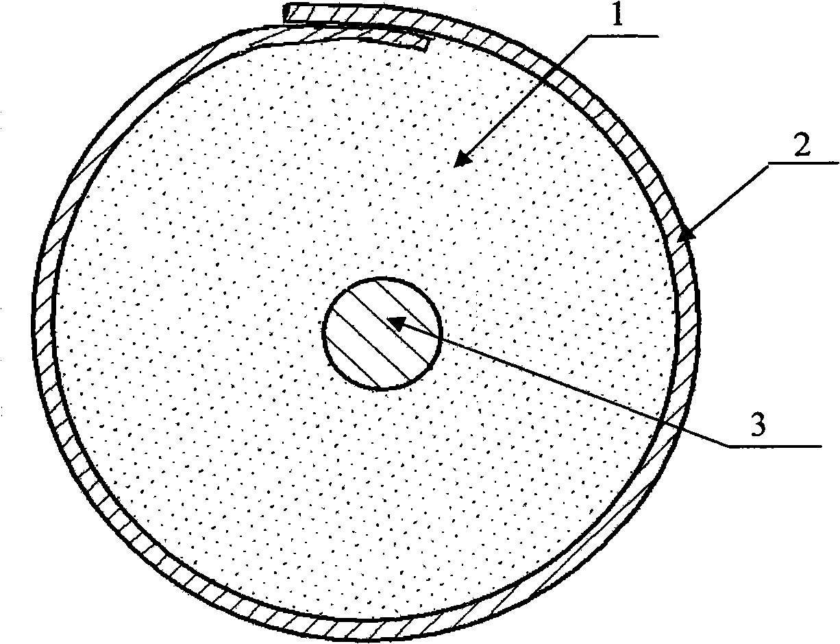 Flux-cored steel belt containing steel wire for surfacing and preparation method thereof