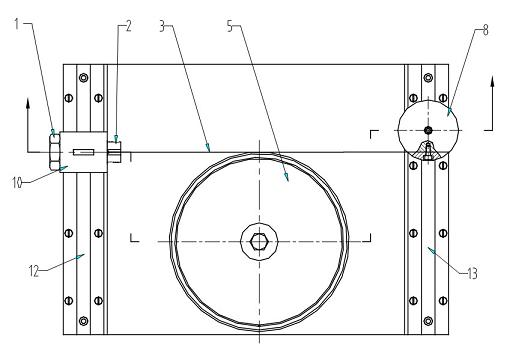 Piston ring radial pressure detection device and detection method thereof