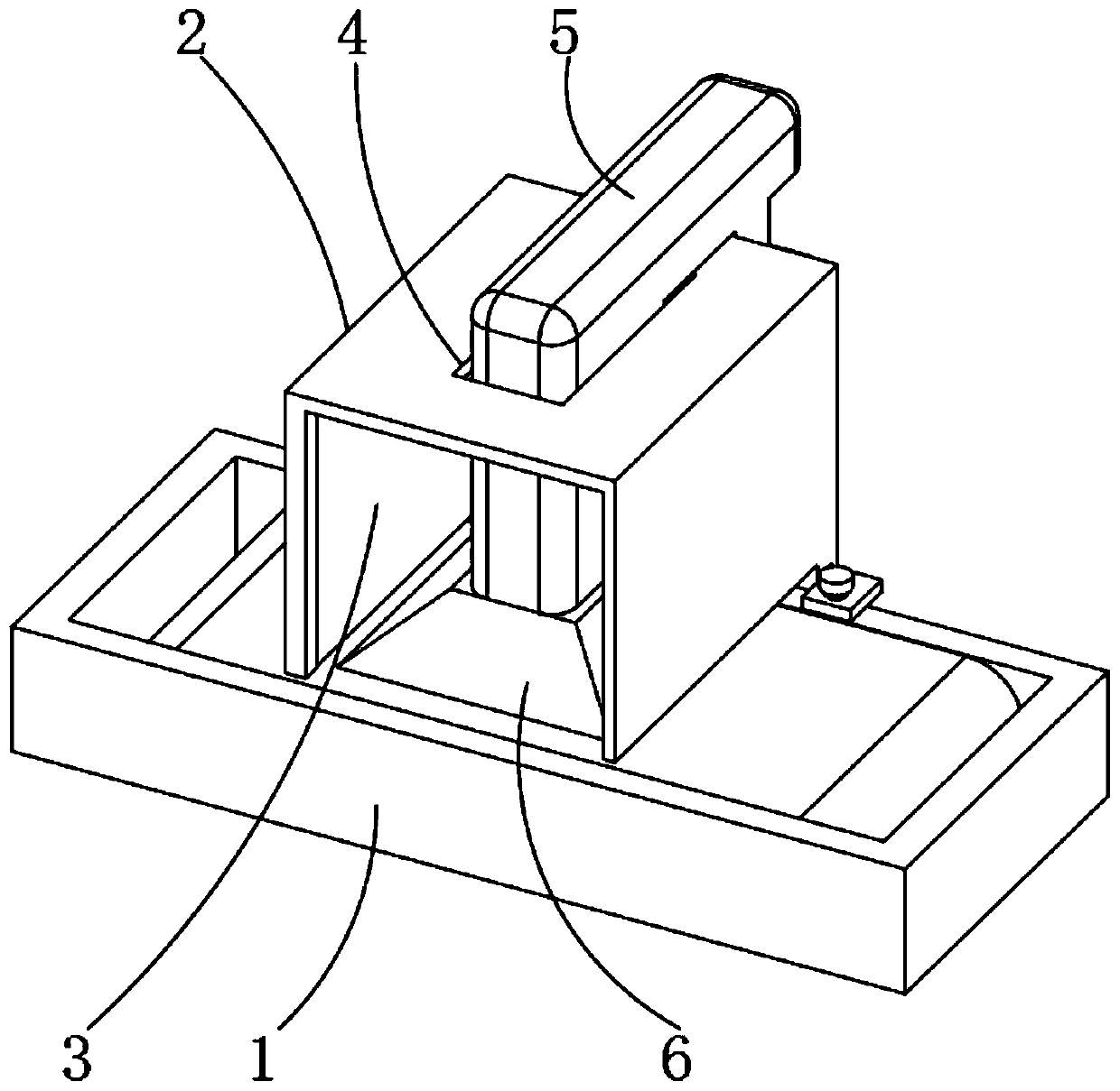 Detachable dust guide mechanism based on polishing machine