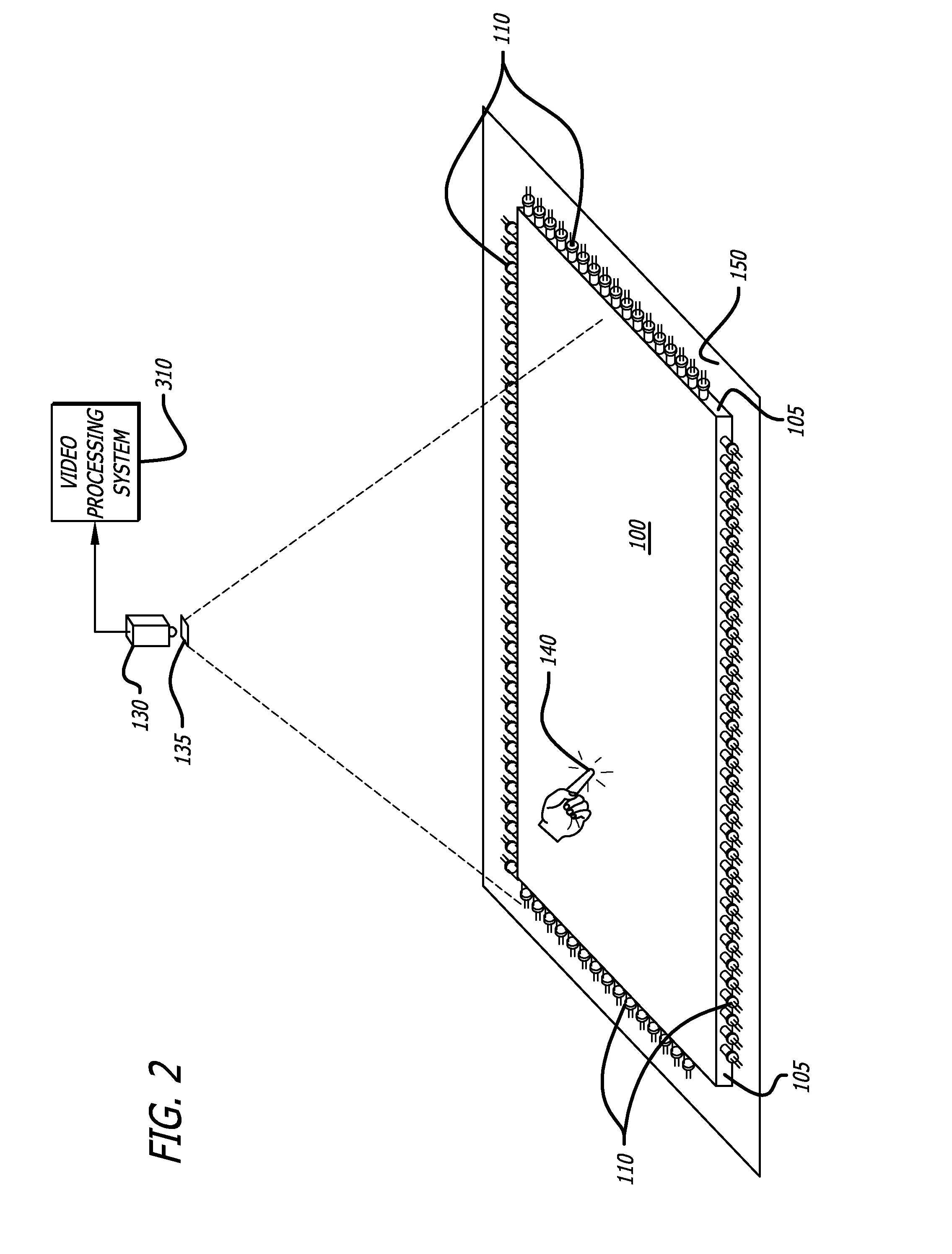 Multi-user touch screen