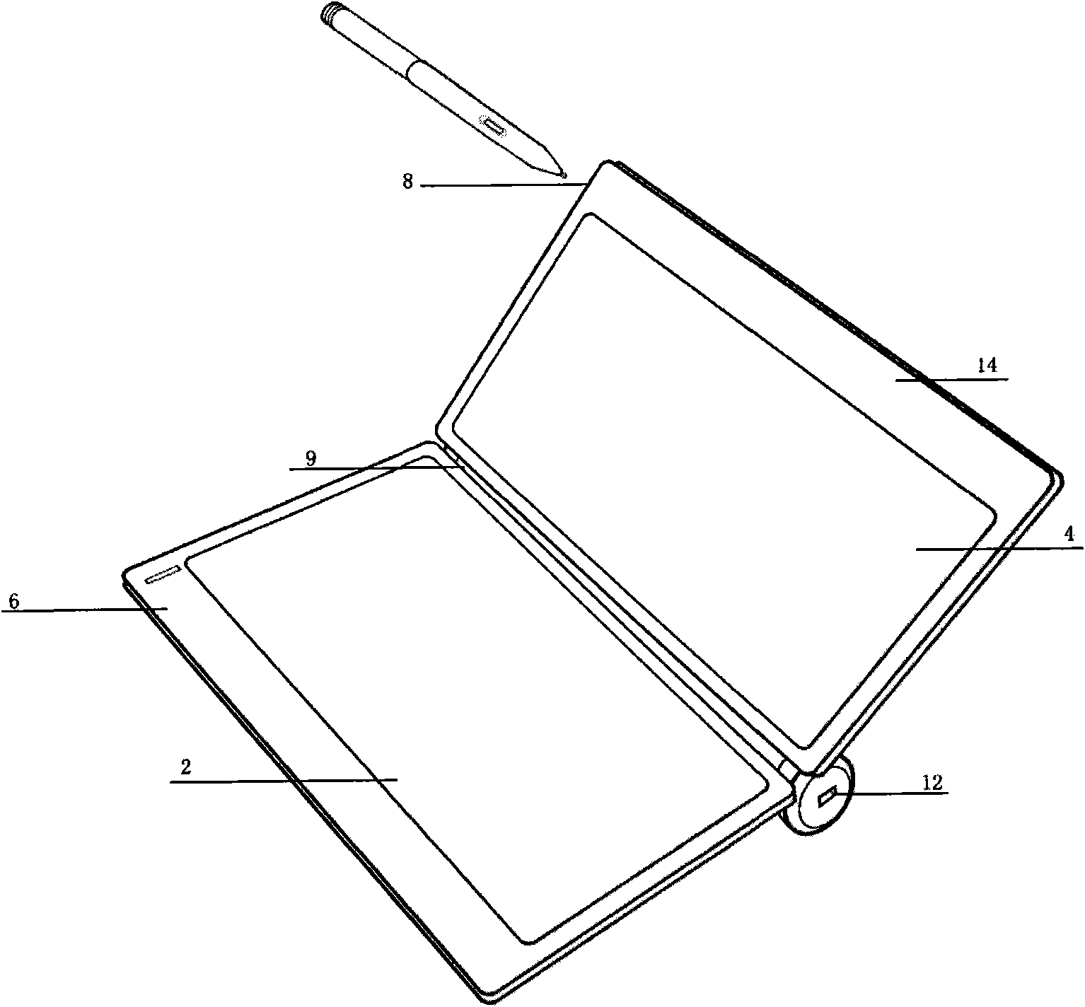 Handheld electronic reading device