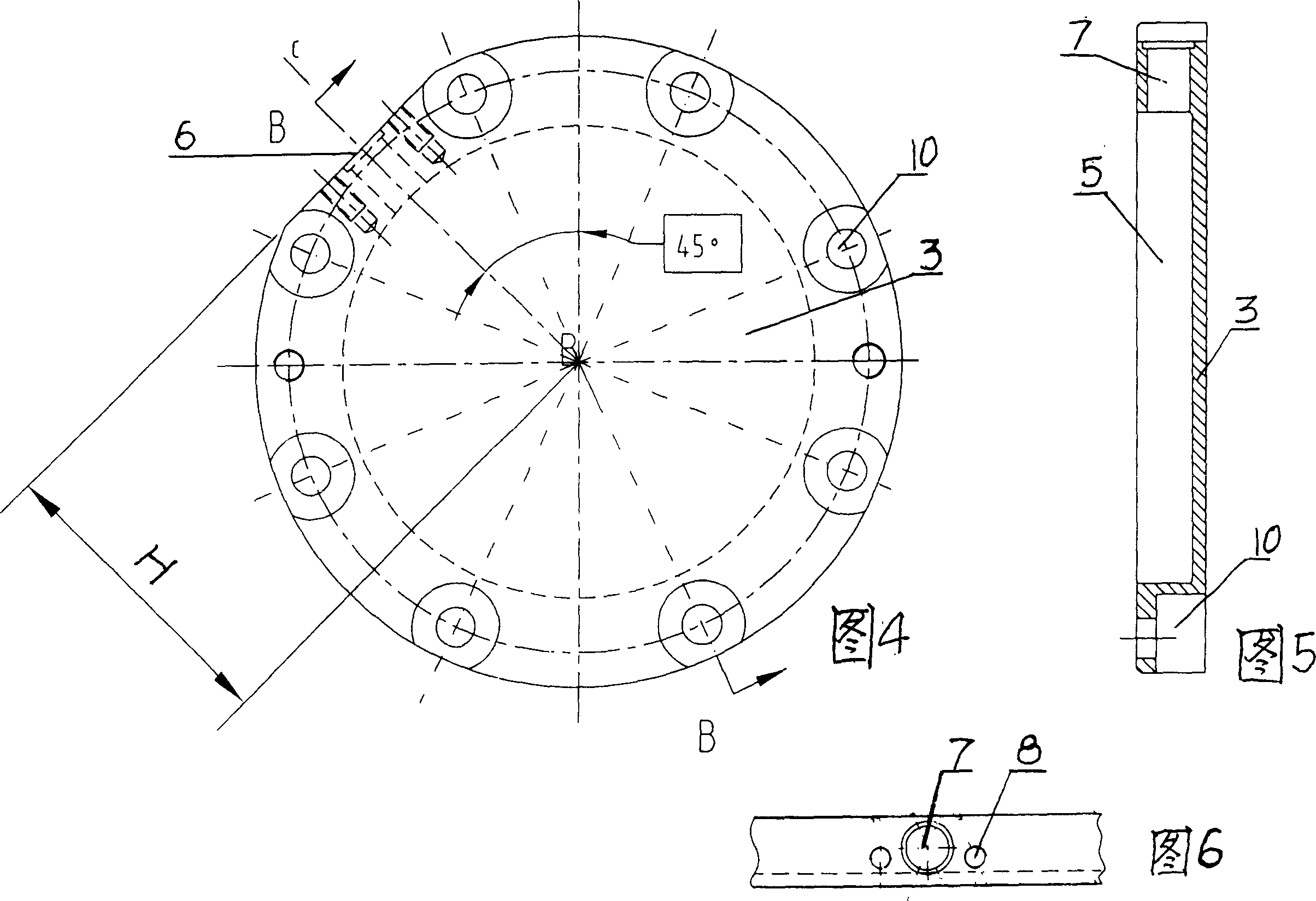 DC traction motor capable of speed measuring for narrow gage locomotive