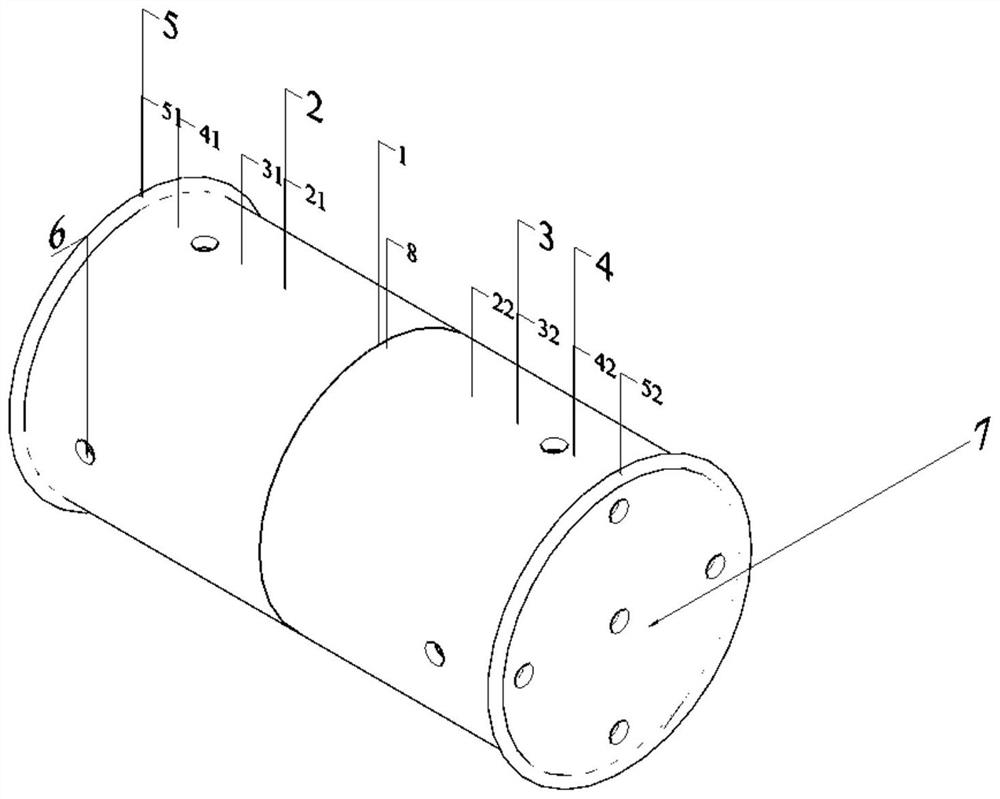 Passive measurement device for working capacity of air shock waves of small-equivalent explosive explosion