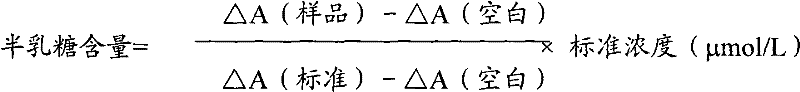 Determination method of galactose and galactose diagnostic/assay kit