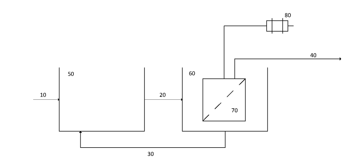 Membrane bioreactor system using reciprocating membrane