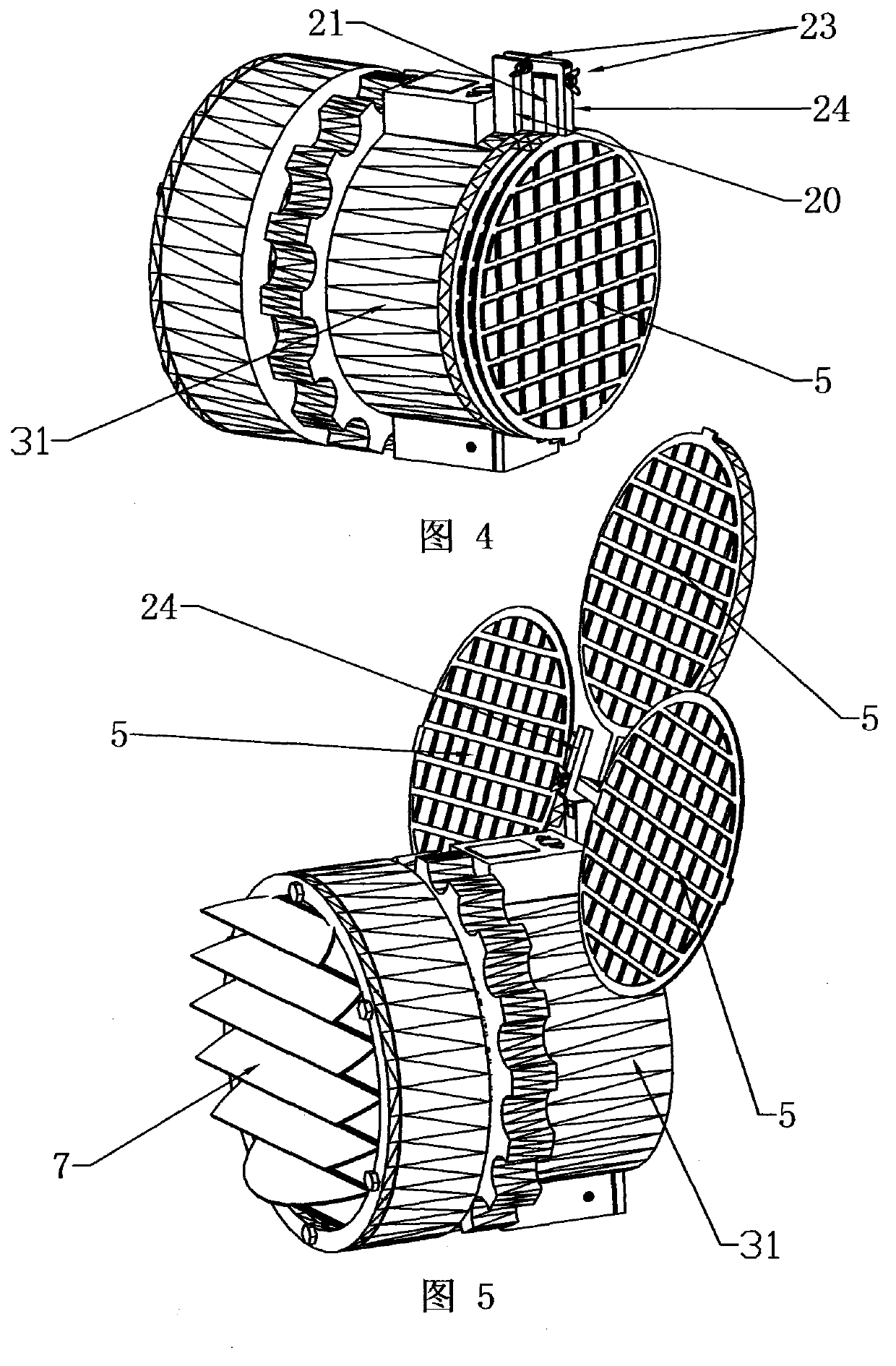 Household window-type solar-energy ventilation device