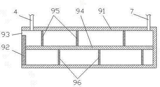 Acid mixing system of lead-acid storage batteries