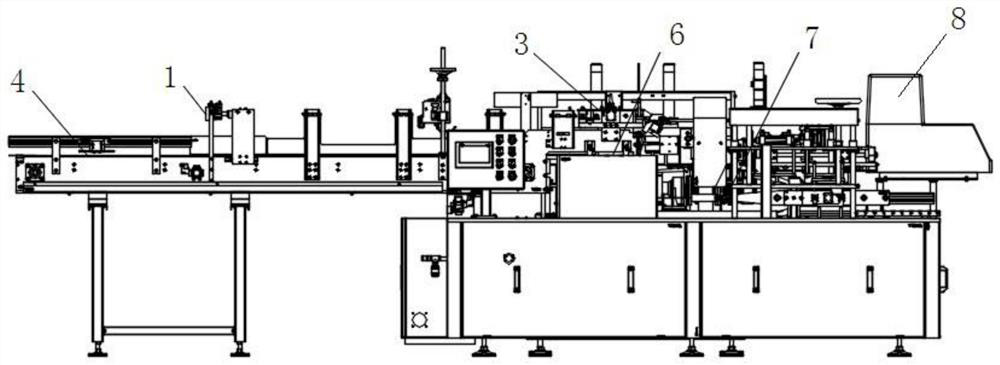 Sheet type carton packaging machine