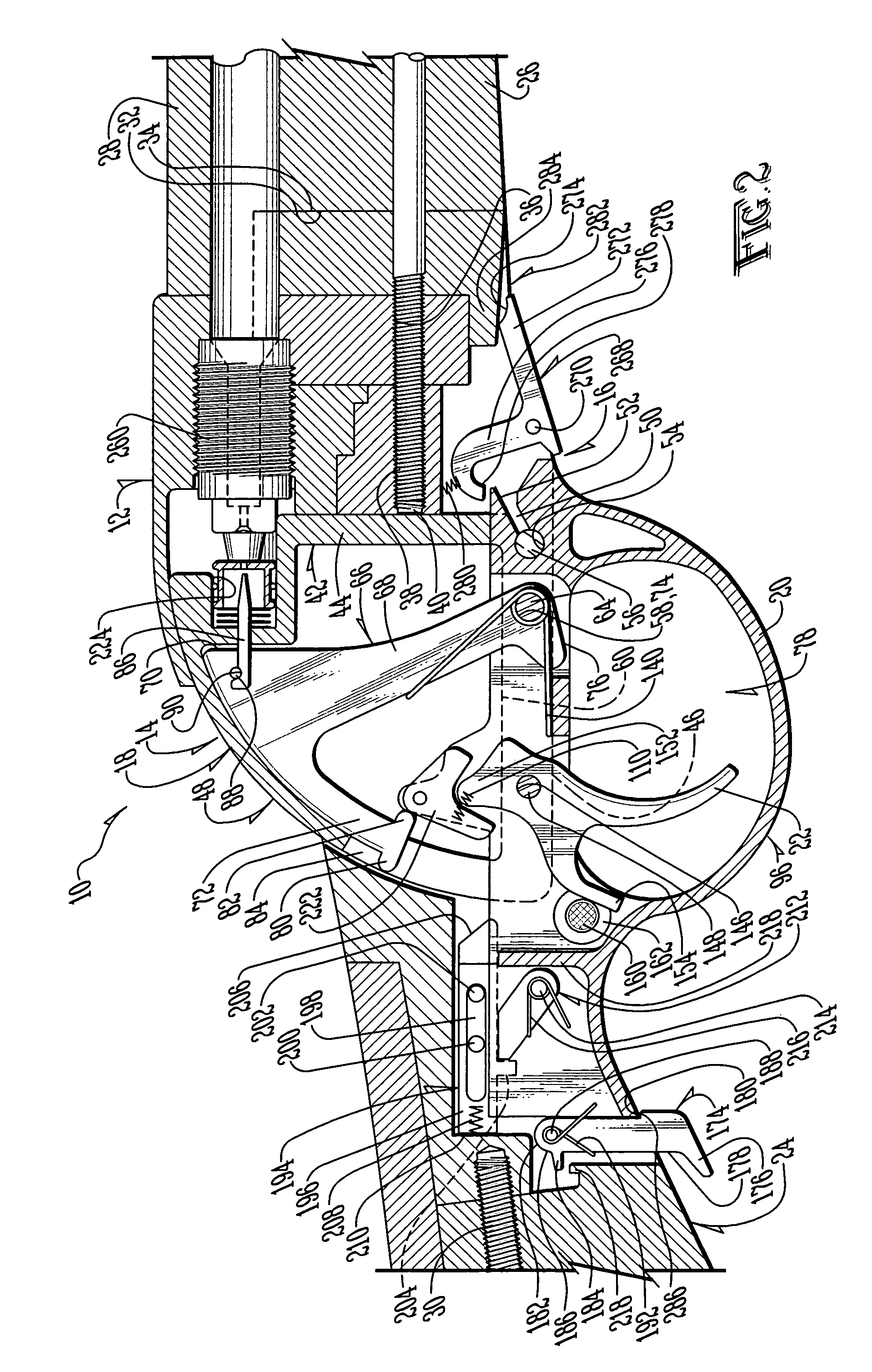 Firing system for a firearm