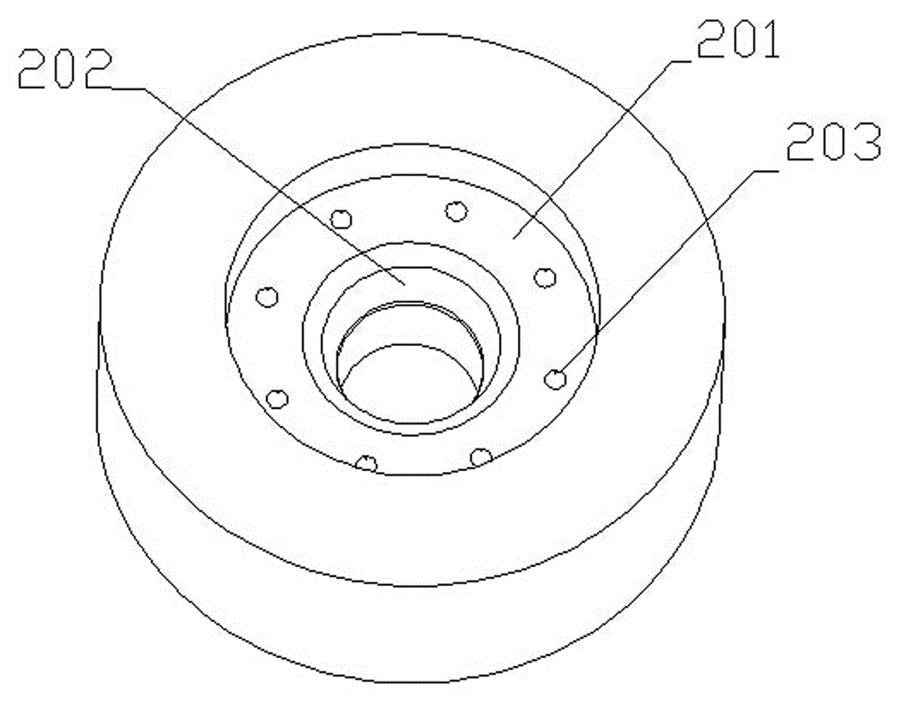 Pressing die and pressing process for welding neck flange