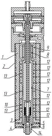 Gas high speed electric spindle