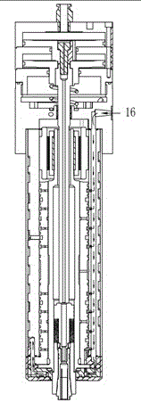 Gas high speed electric spindle