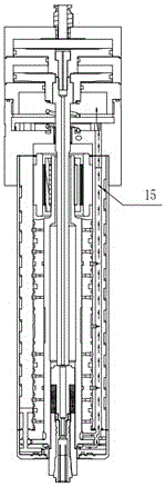 Gas high speed electric spindle