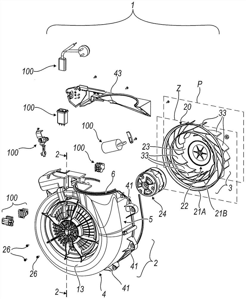 Improved fans, especially for smoke and vapor extraction systems in kitchens, and extraction systems incorporating such fans