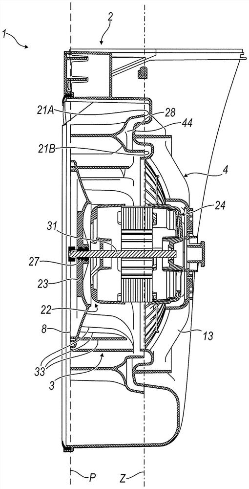 Improved fans, especially for smoke and vapor extraction systems in kitchens, and extraction systems incorporating such fans