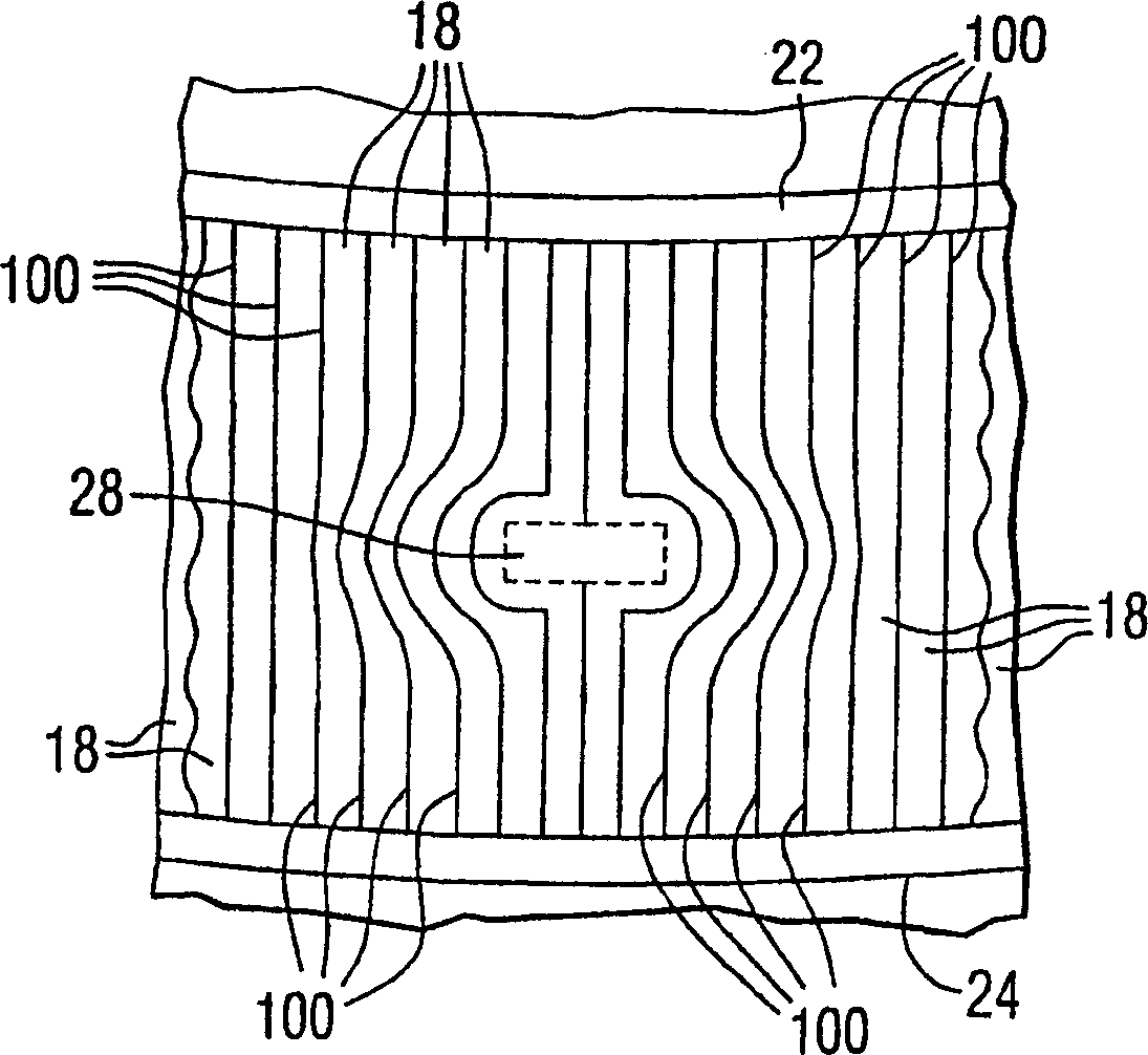 Conductive frequency selective surface utilizing arc and line elements