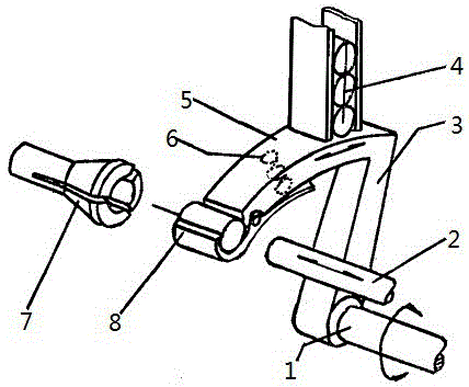 Automatic loading mechanism of pin shaft