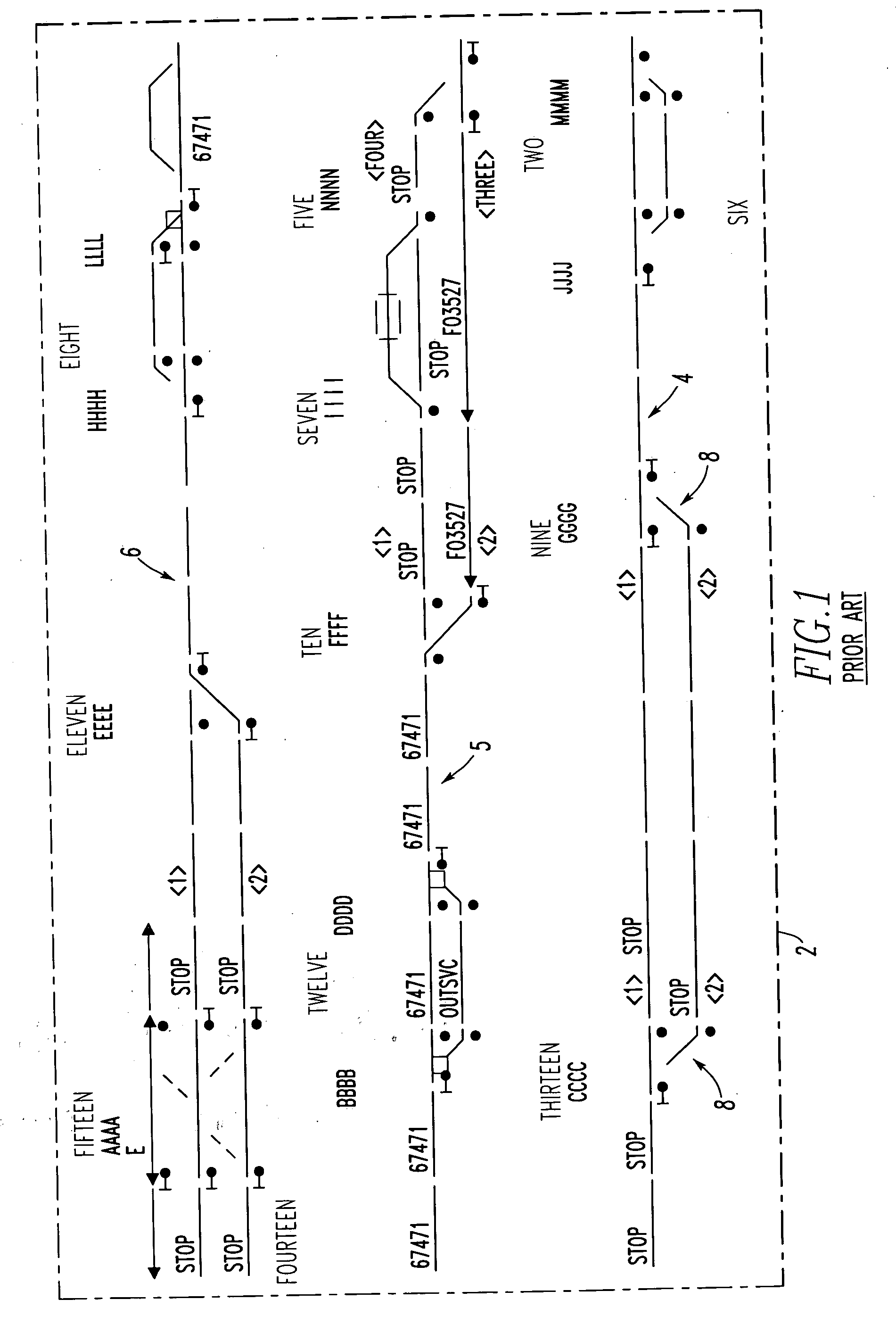 User interface for railroad dispatch monitoring of a geographic region and display system employing a common data format for displaying information from different and diverse railroad CAD systems