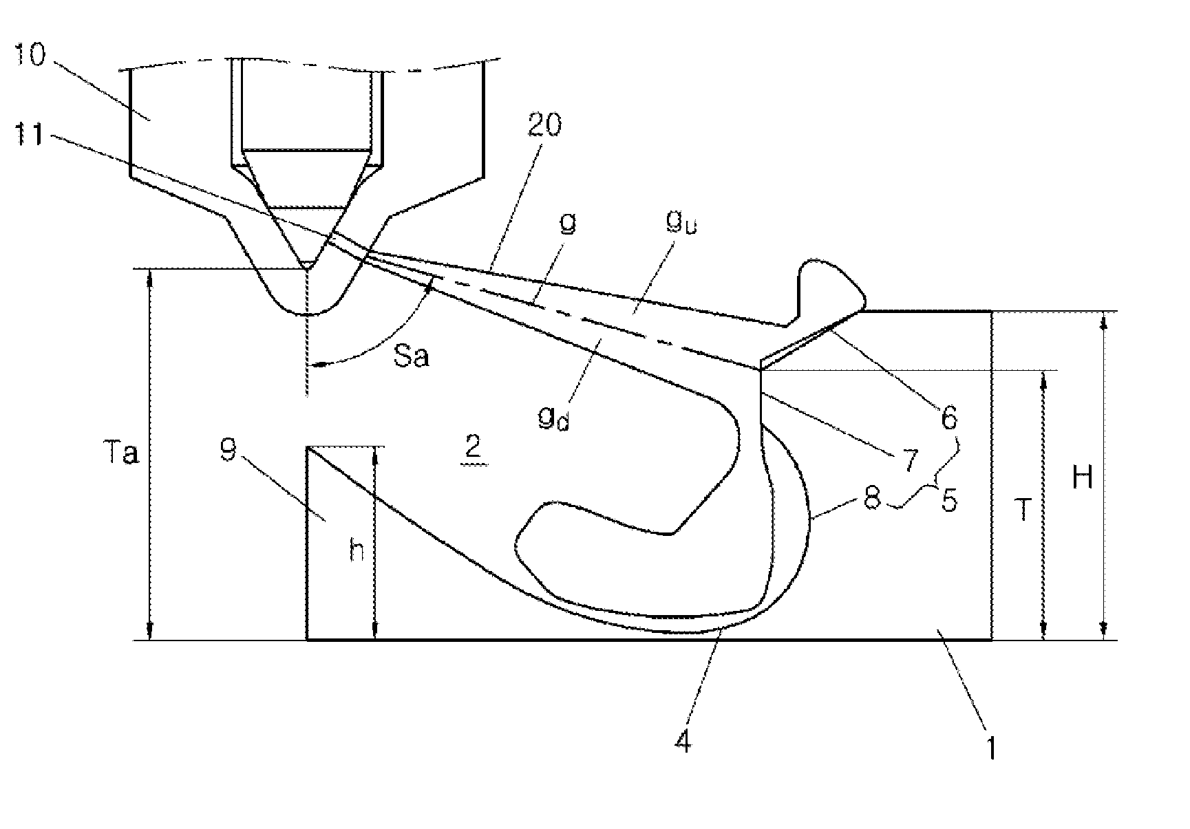 Diesel engine piston