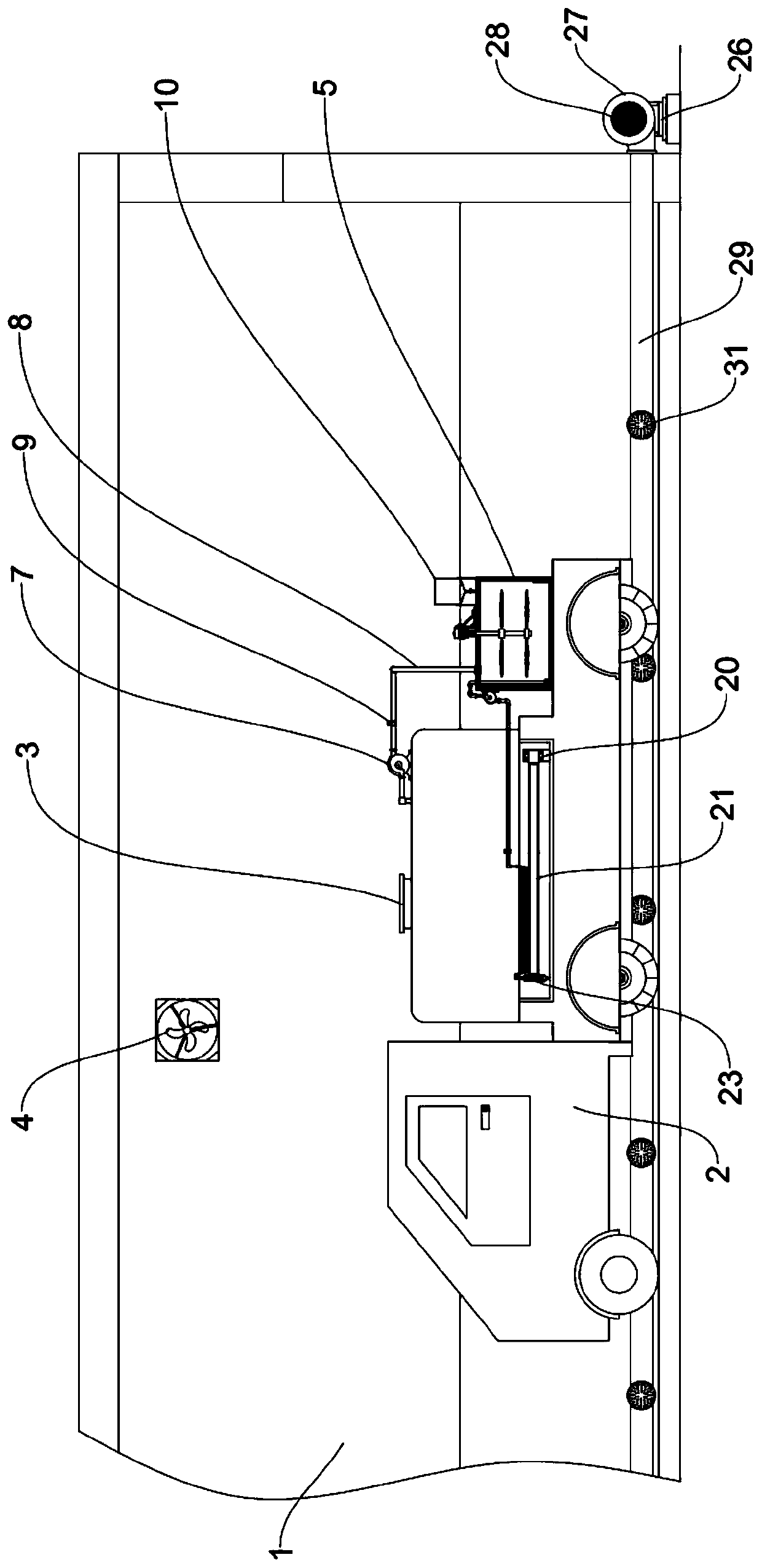 Regular disinfection and ventialtion equipment for sheep pen