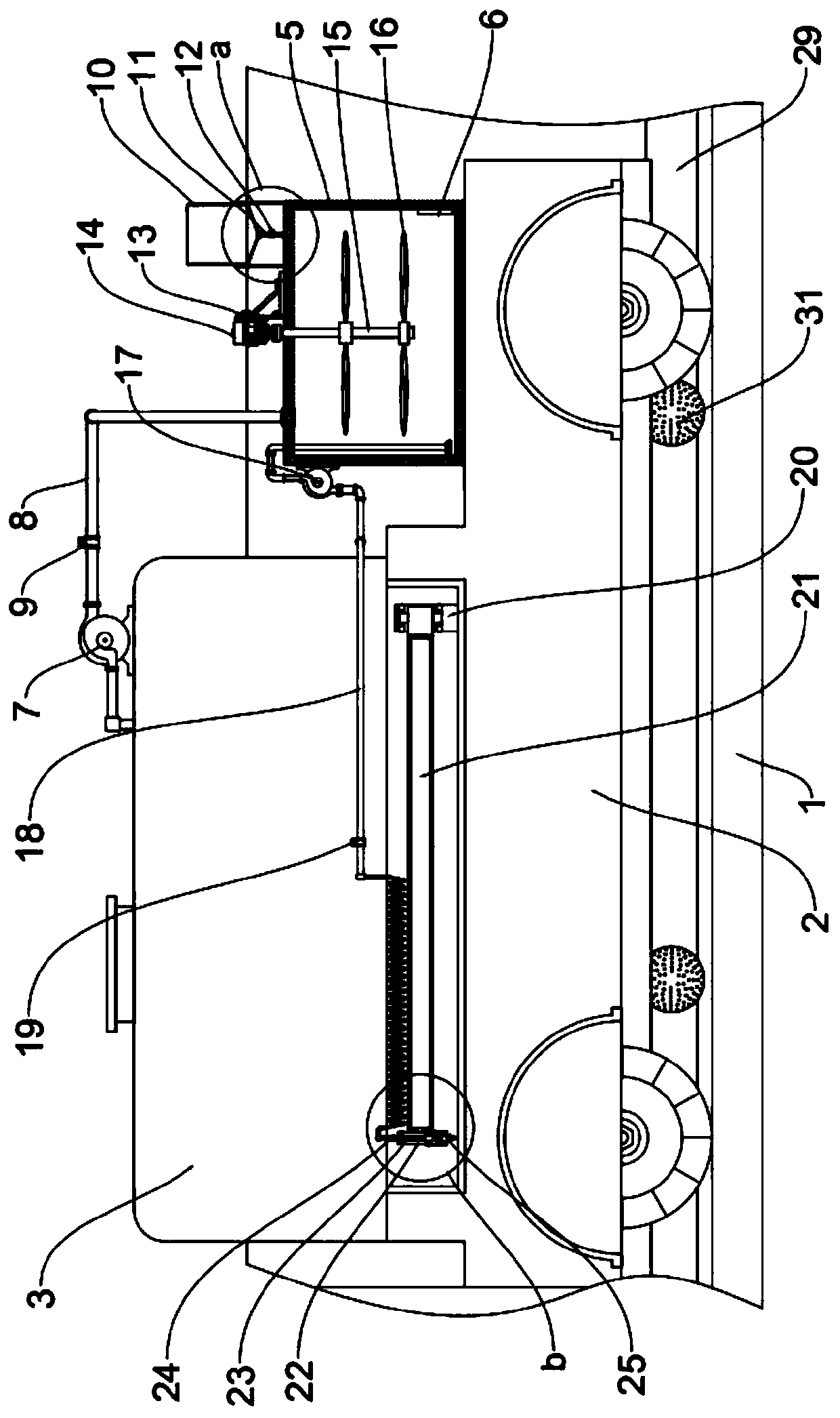 Regular disinfection and ventialtion equipment for sheep pen