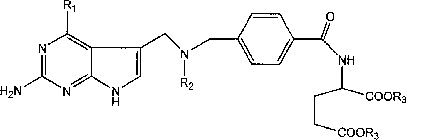 Folid acid derivatives and their salts for preparing antitumor medicine