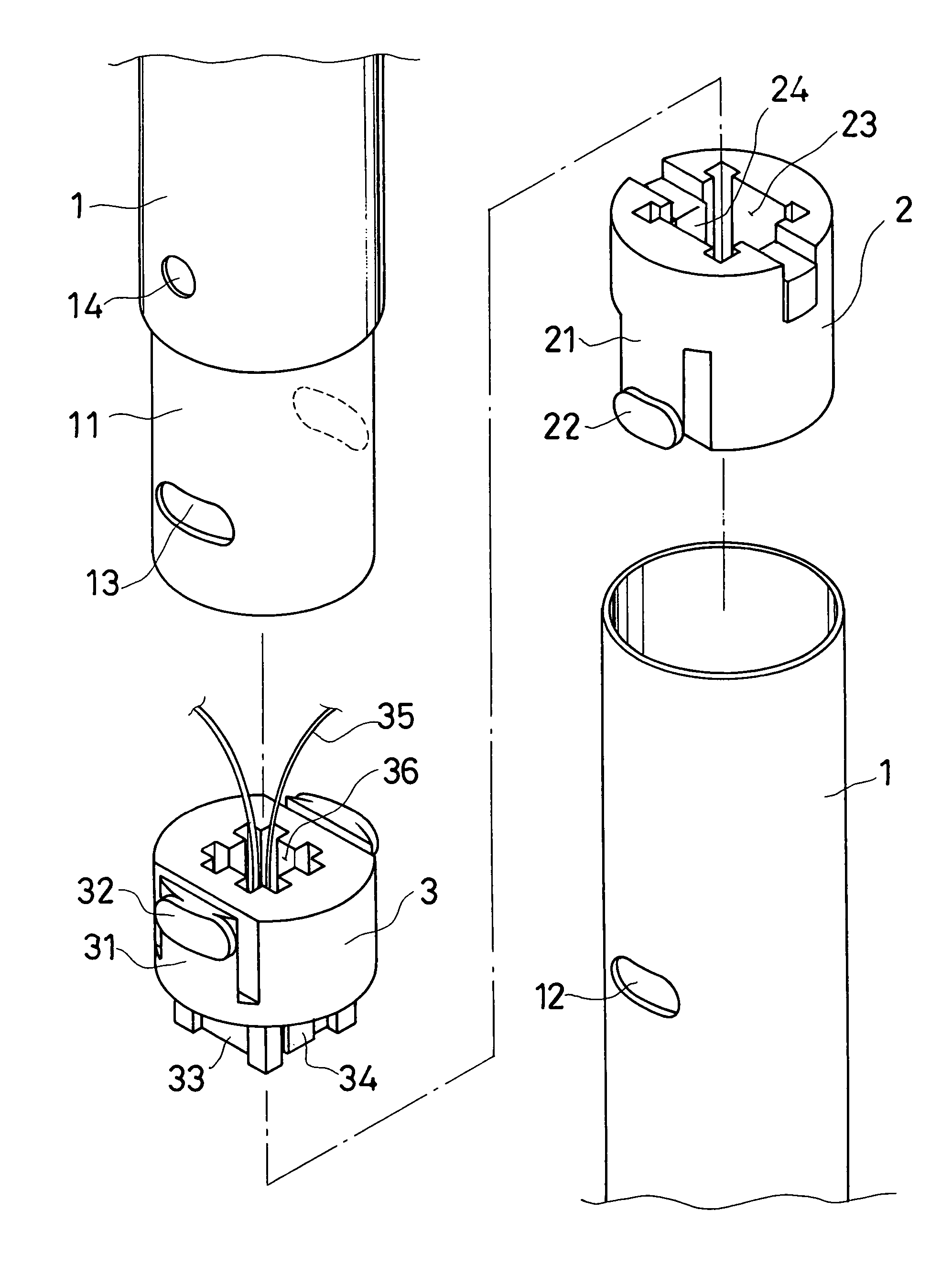 Structure of an assembled type christmas tree