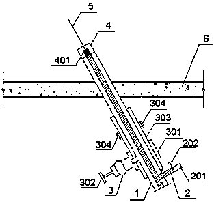 Novel sinking and driving engineering freezing drill pipe