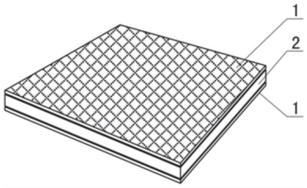 Vertical carbon fiber template and production method thereof